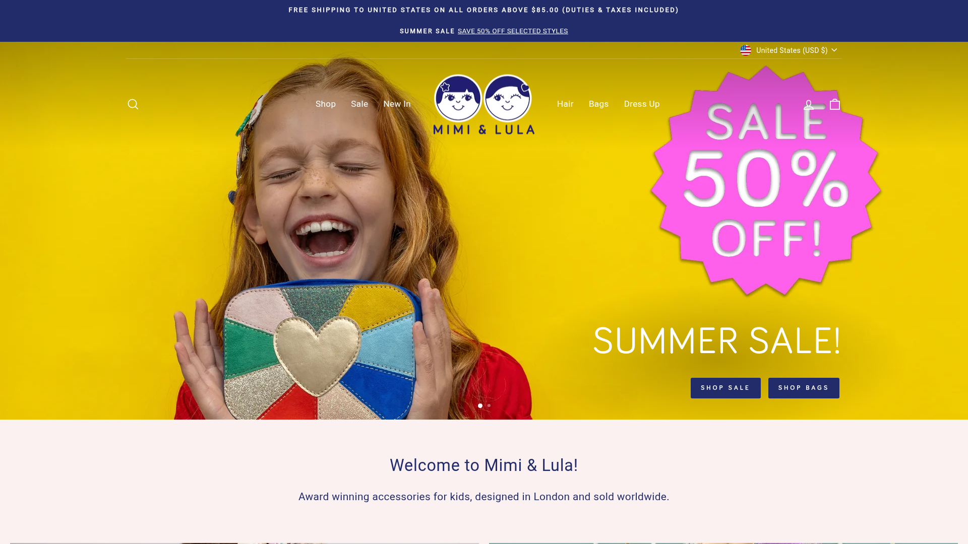 Screenshot van mimiandlula.com