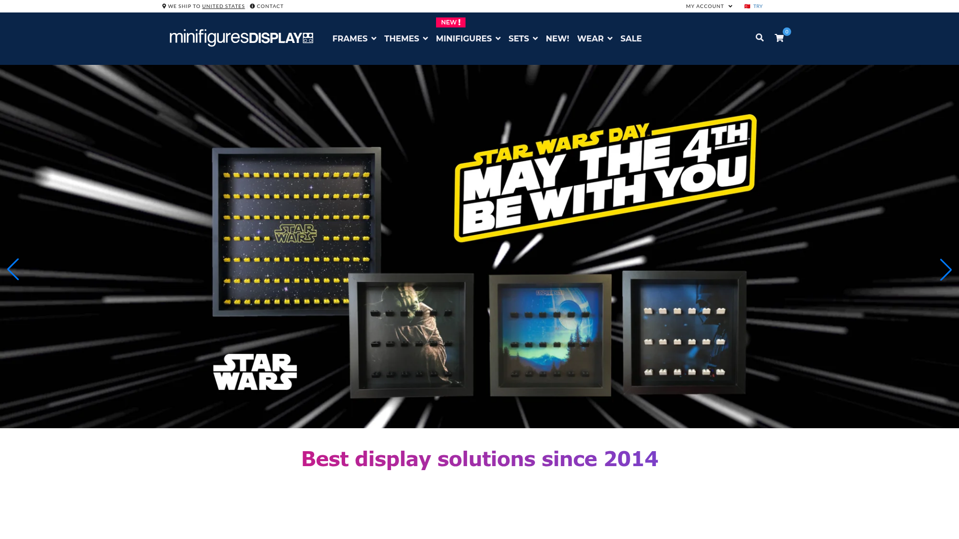 Screenshot van minifiguresdisplay.com