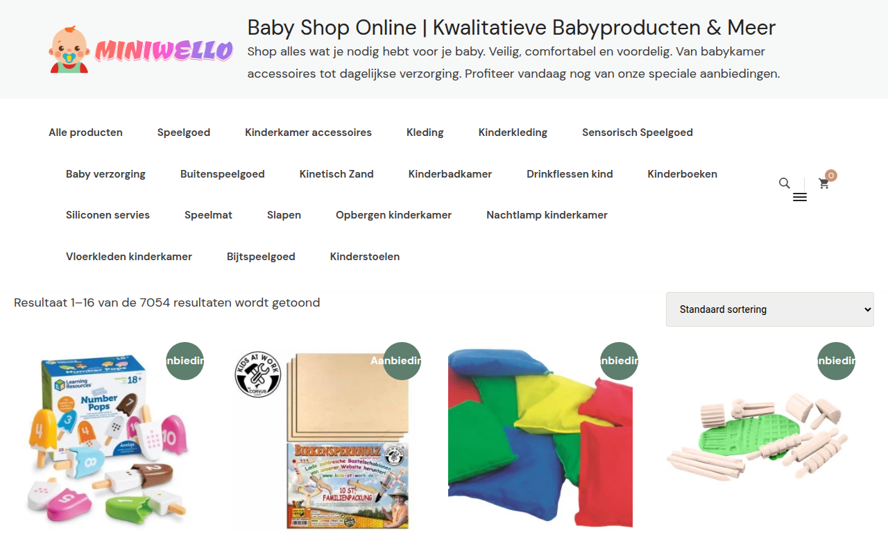 Screenshot van miniwello.com