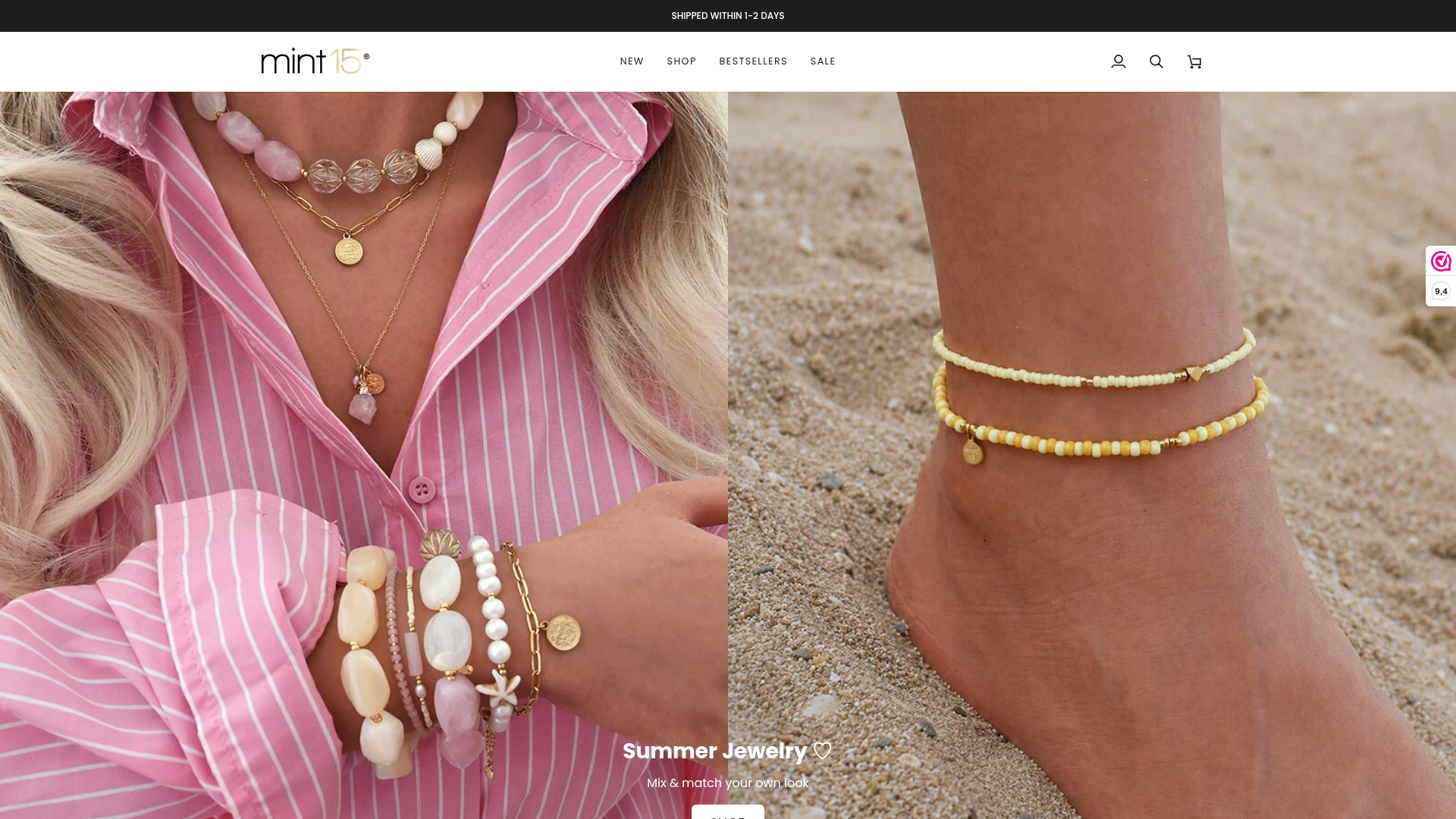 Screenshot van mint15.com