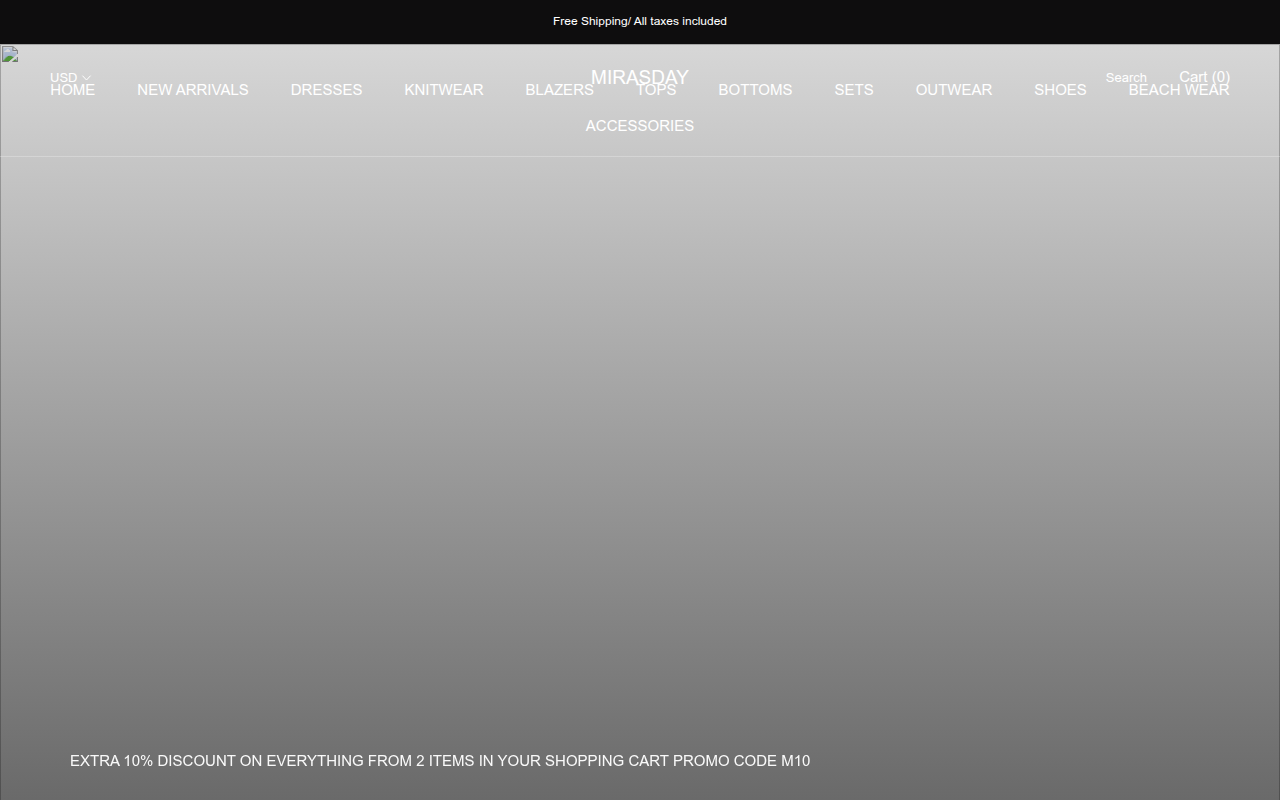 Screenshot van mirasday.com
