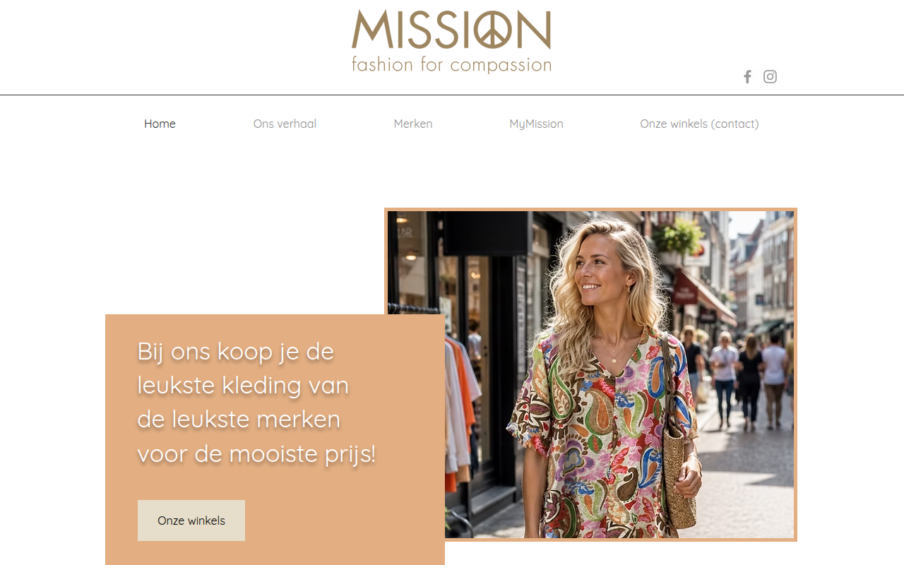 Screenshot van missionfashion.nl