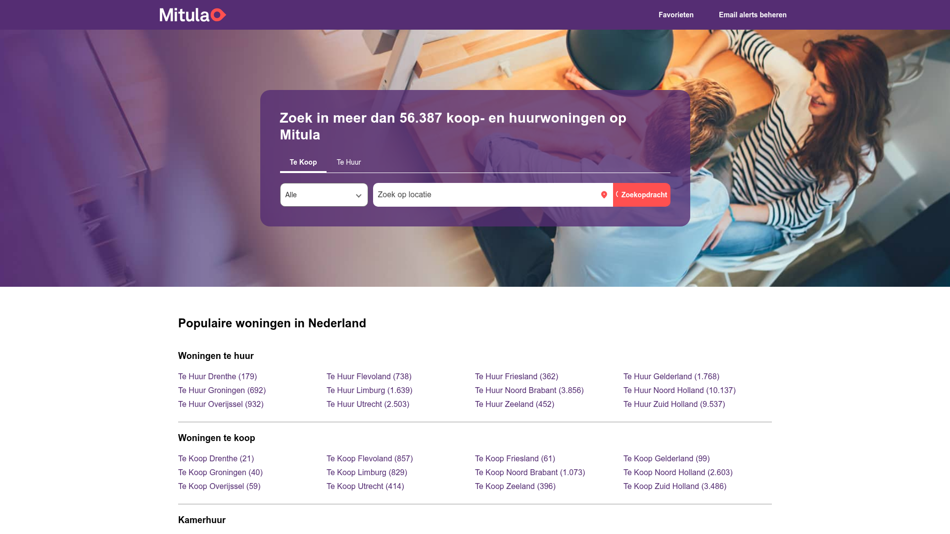 Screenshot van mitula.nl
