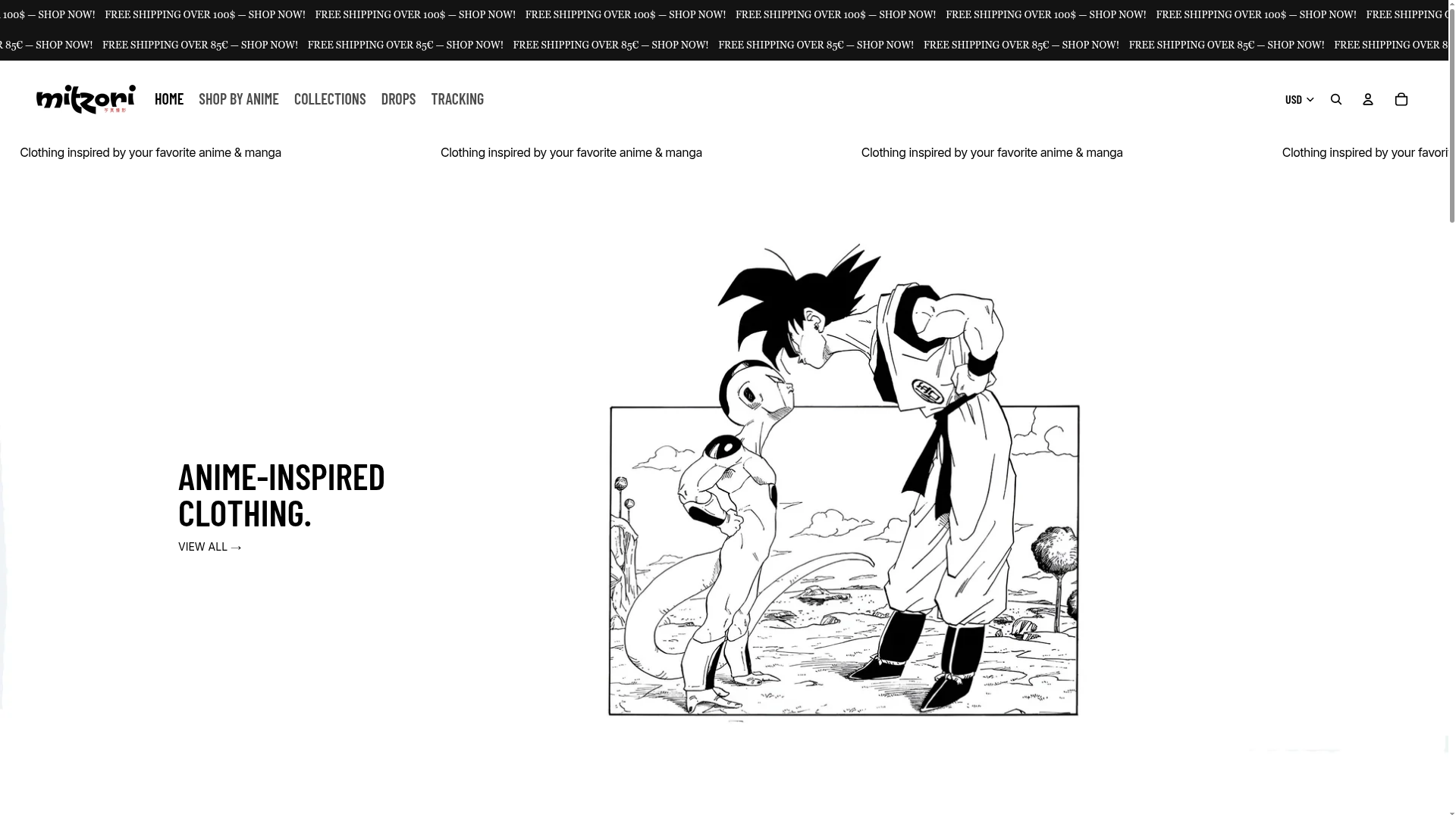 Screenshot van mitzori.com