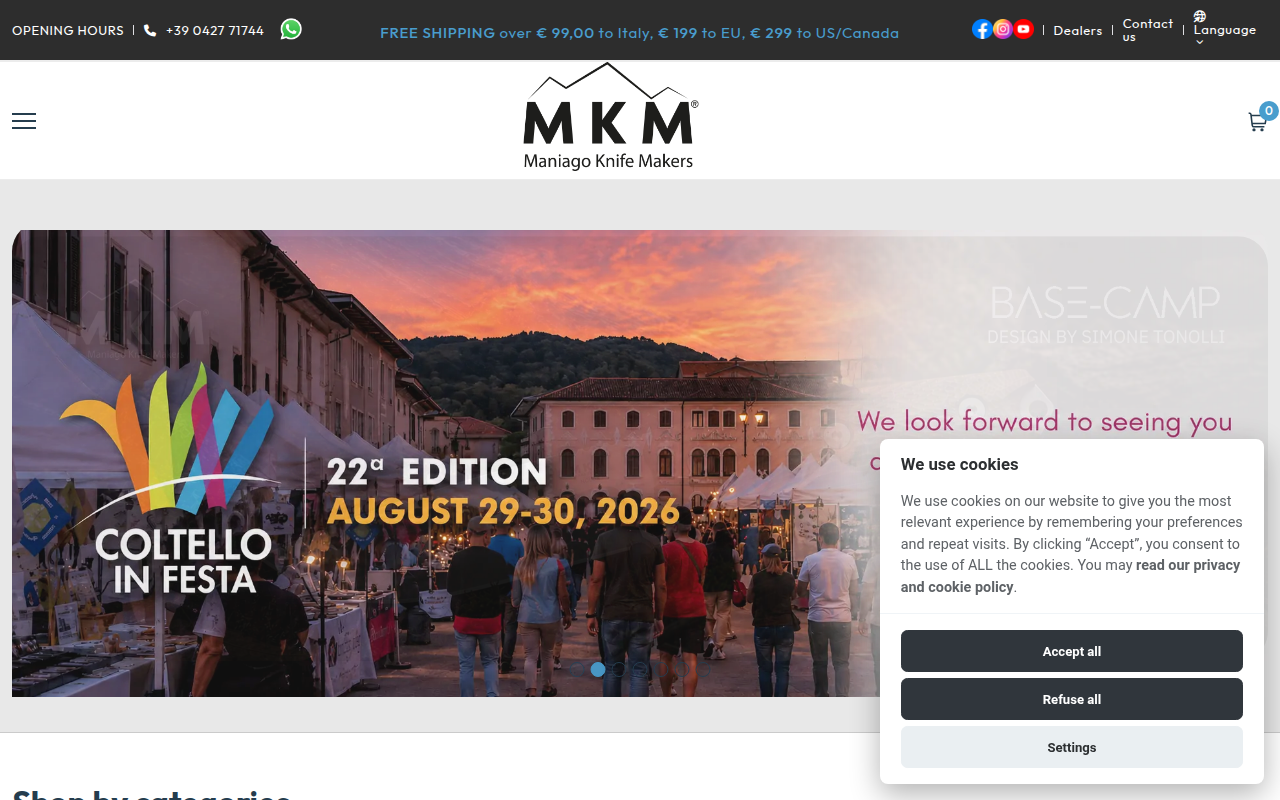 Screenshot van mkm.it