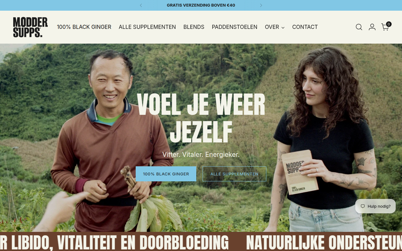 Screenshot van moddersupps.com