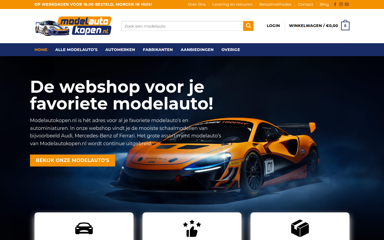 Screenshot van V.O.F. Swaan & Co
