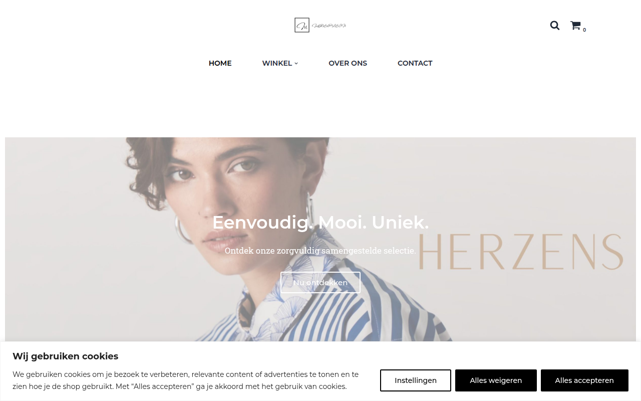 Screenshot van modeplein.com