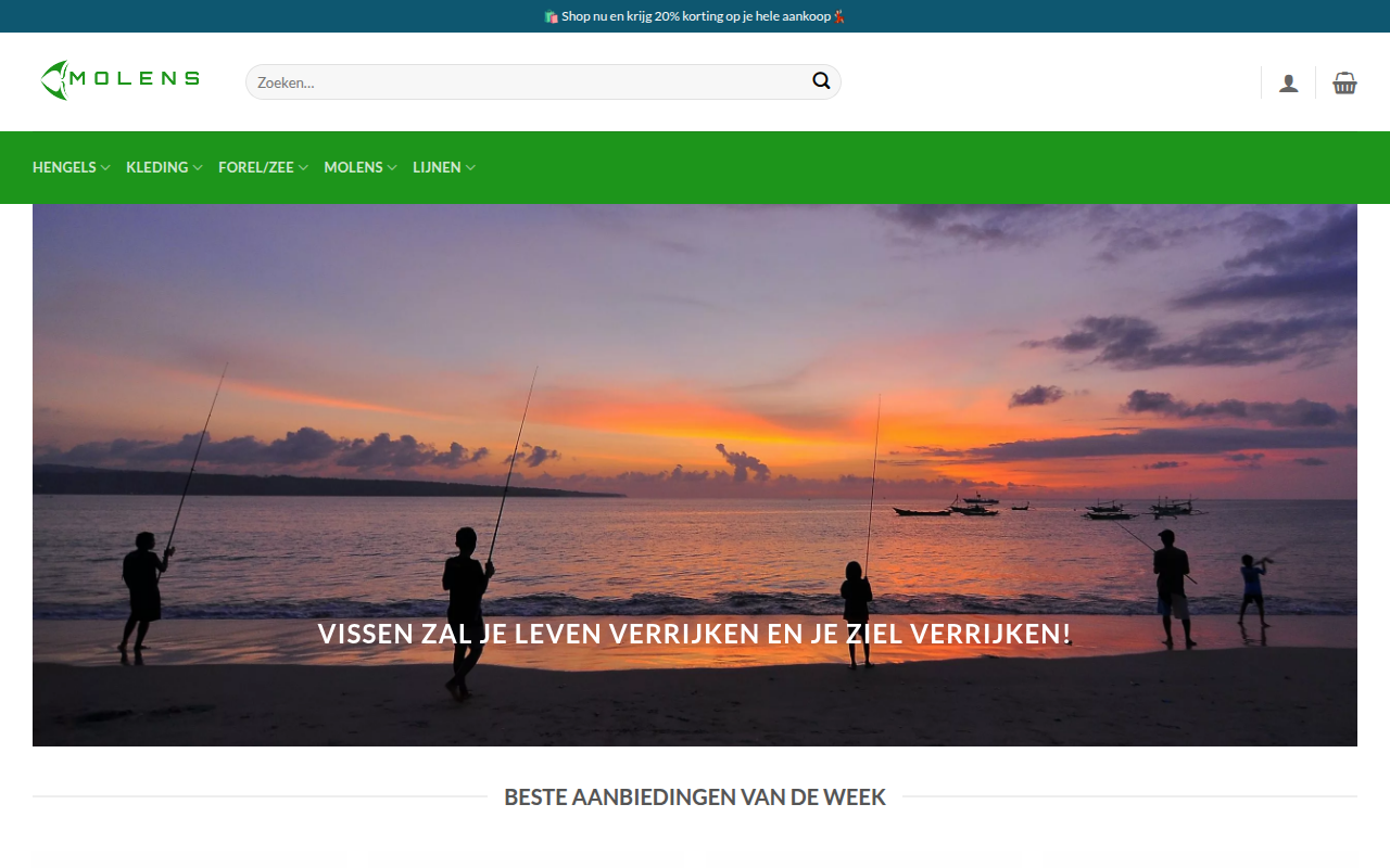 Screenshot van molensonline.com