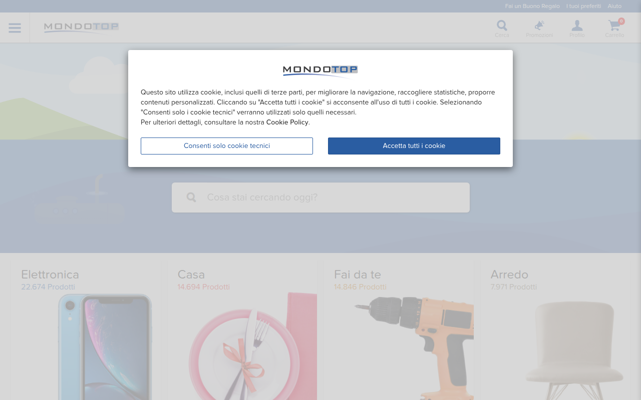 Screenshot van mondotop.com