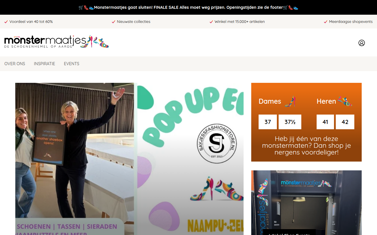 Screenshot van monstermaatjes.nl