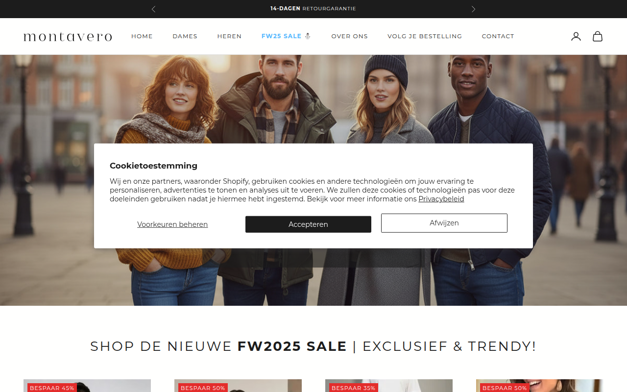 Screenshot van montavero.com