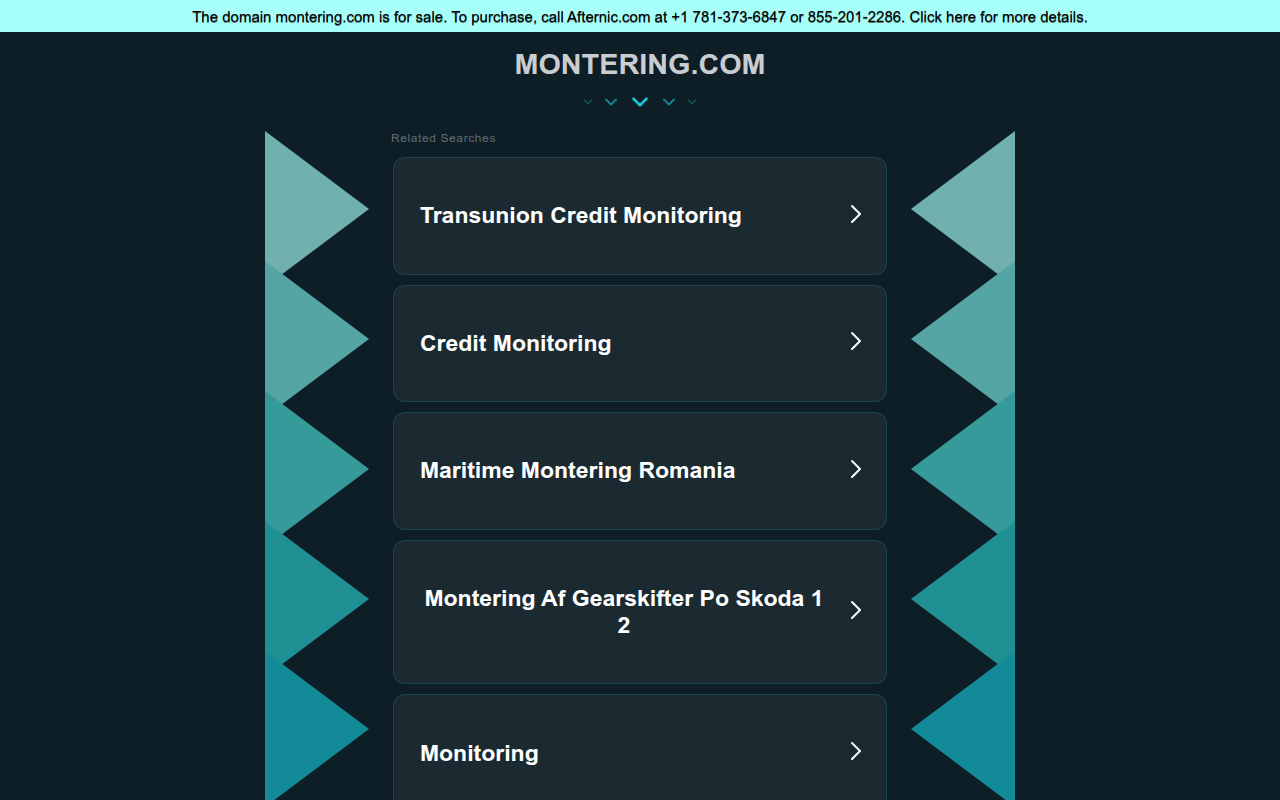 Screenshot van montering.com