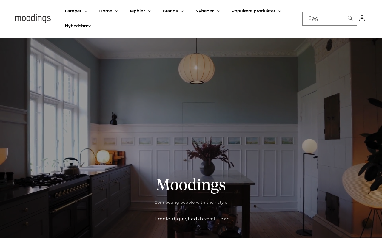 Screenshot van moodings.com