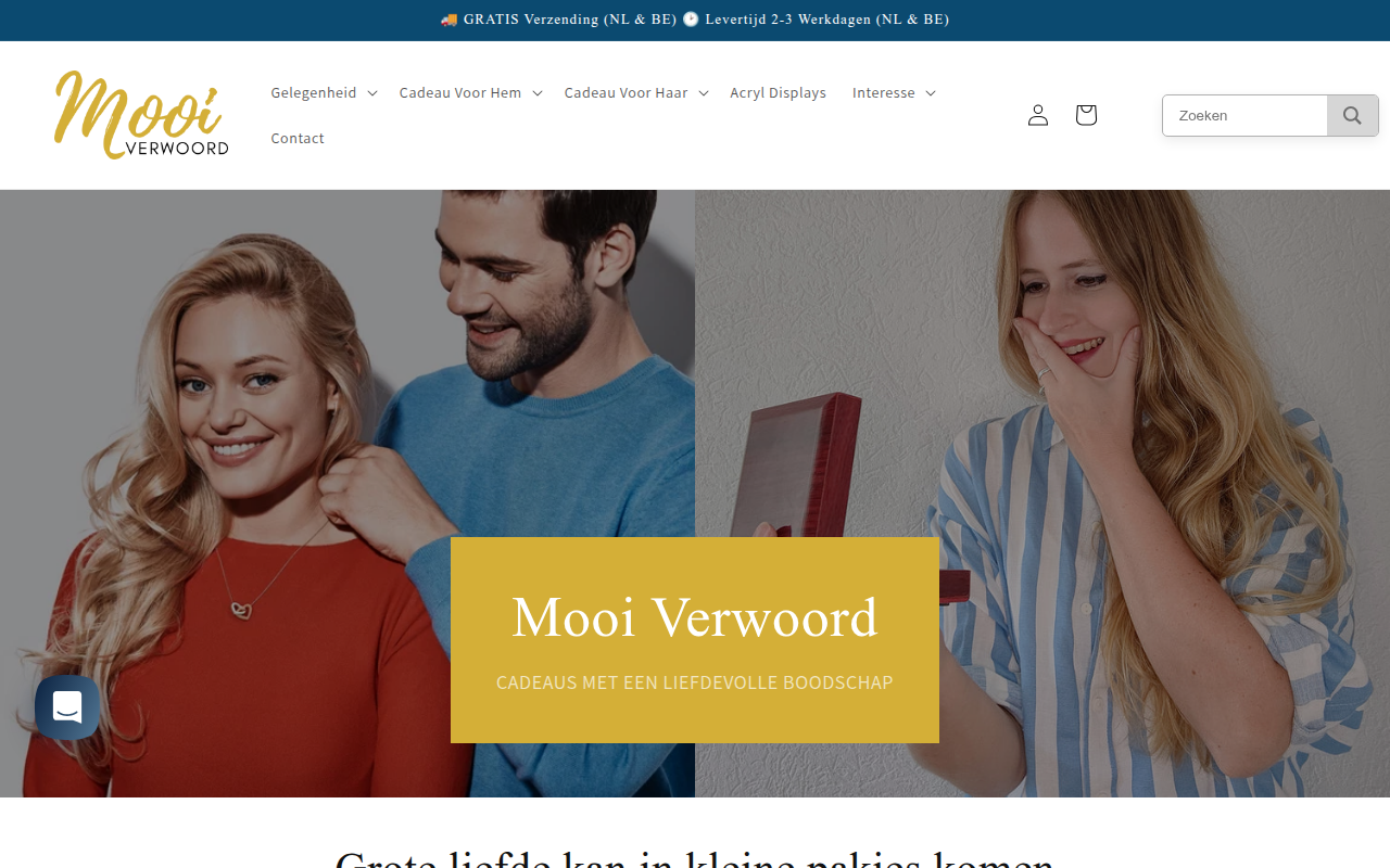 Screenshot van mooiverwoord.com