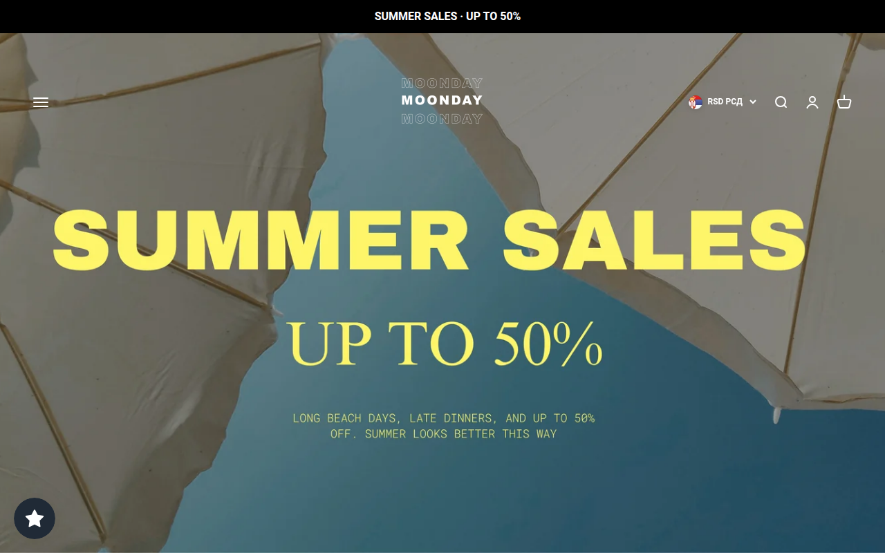 Screenshot van moondaybrand.com