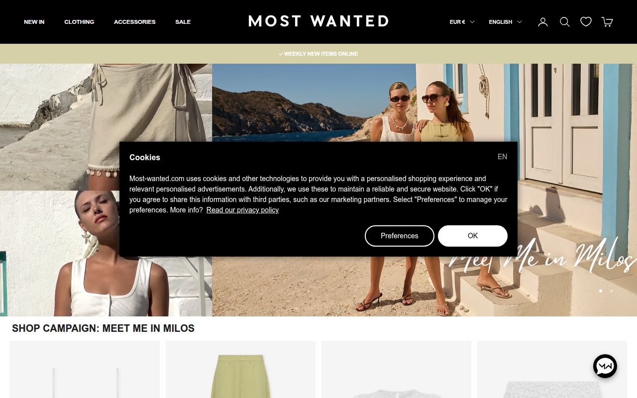 Screenshot van most-wanted.com