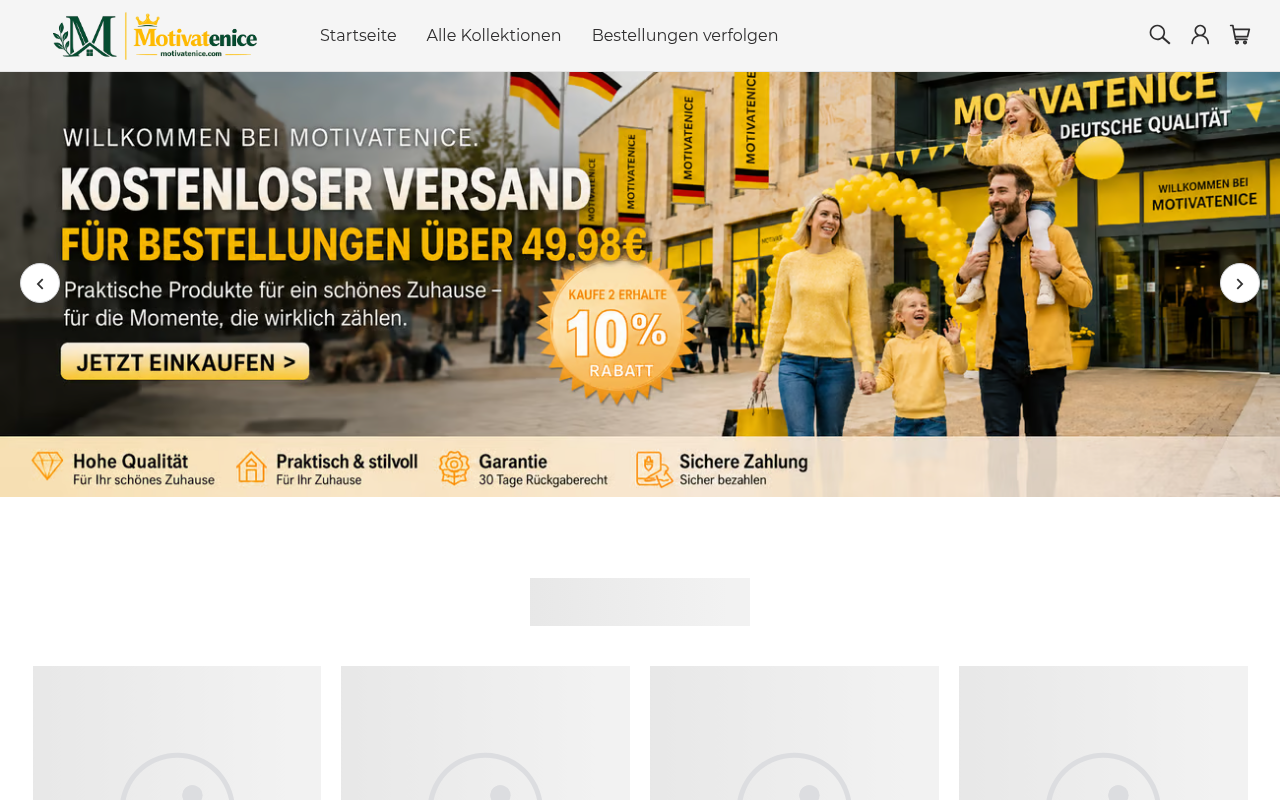 Screenshot van motivatenice.com