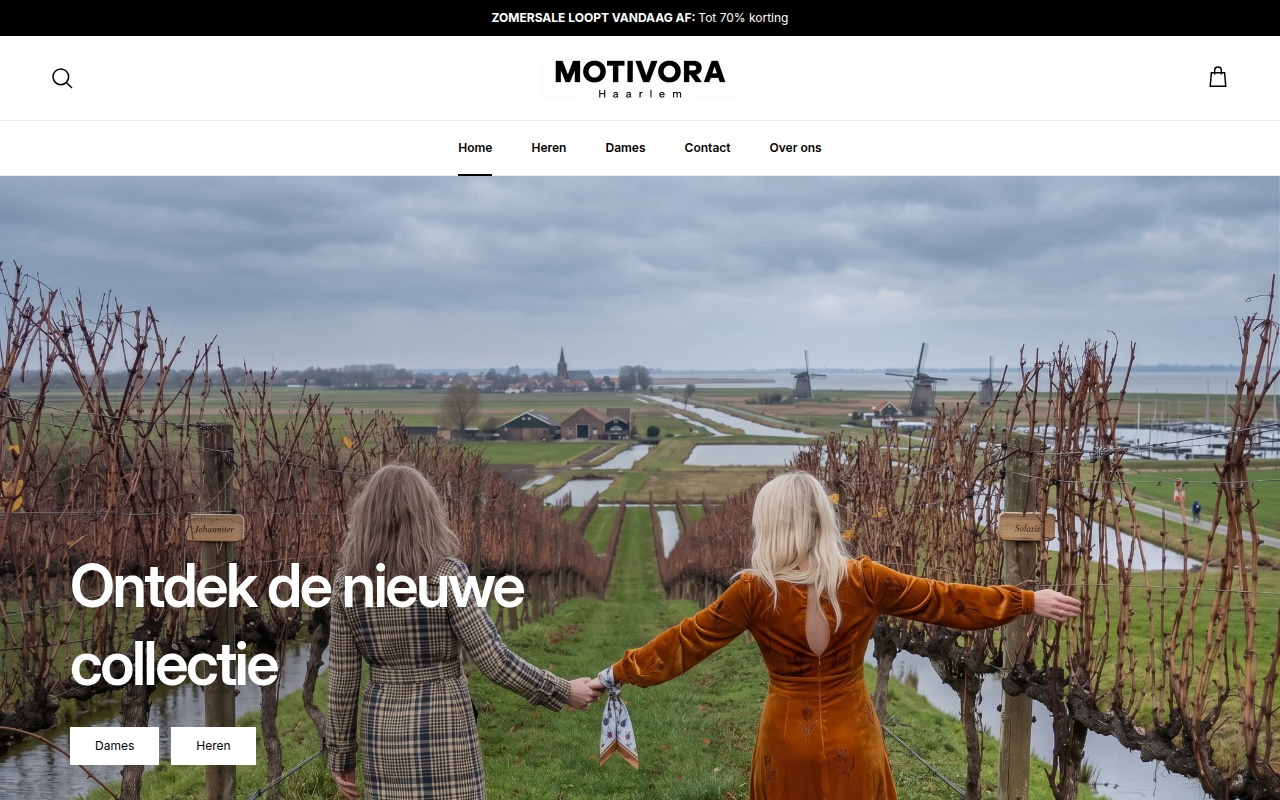 Screenshot van motivora.com