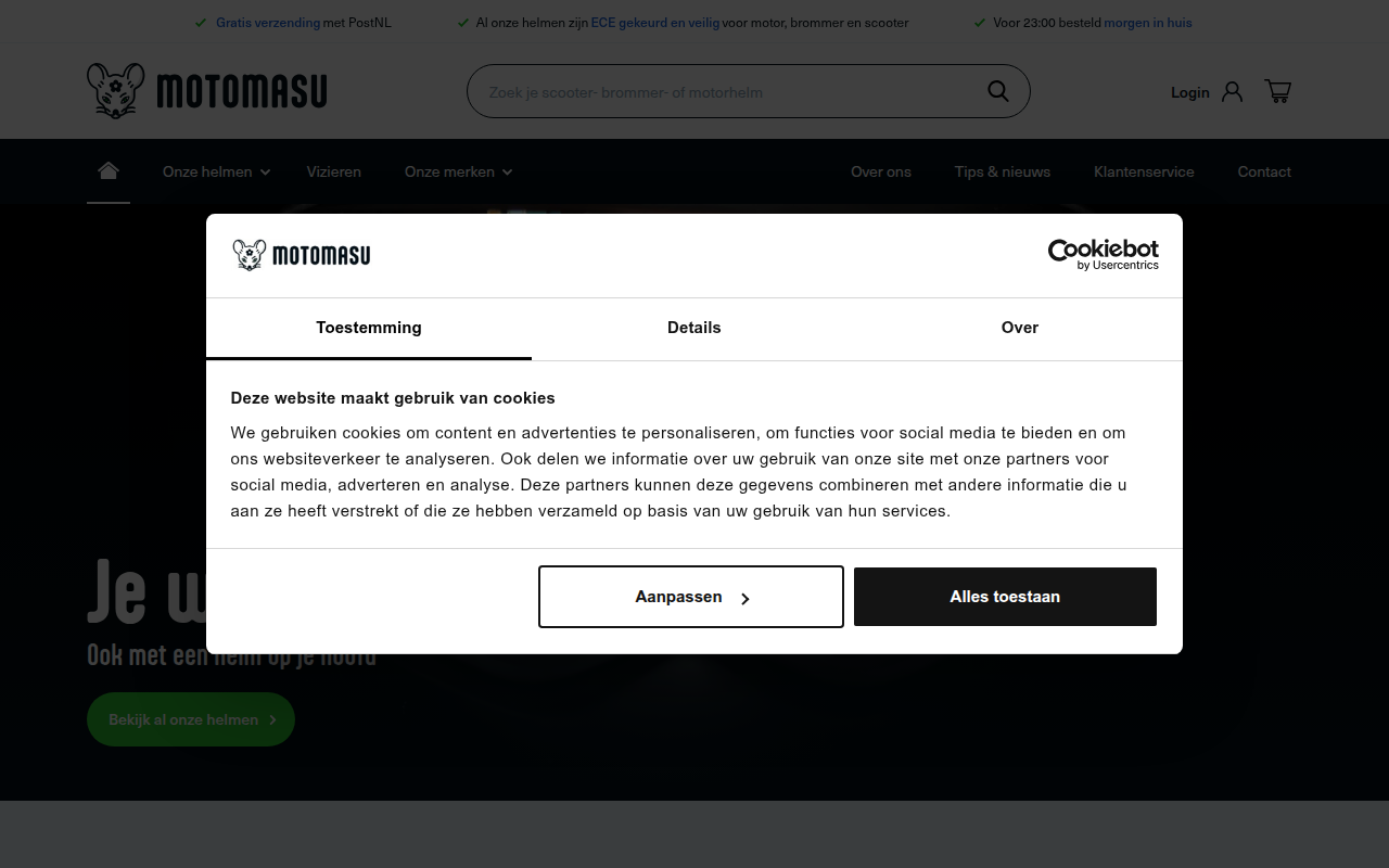Screenshot van motomasu.com