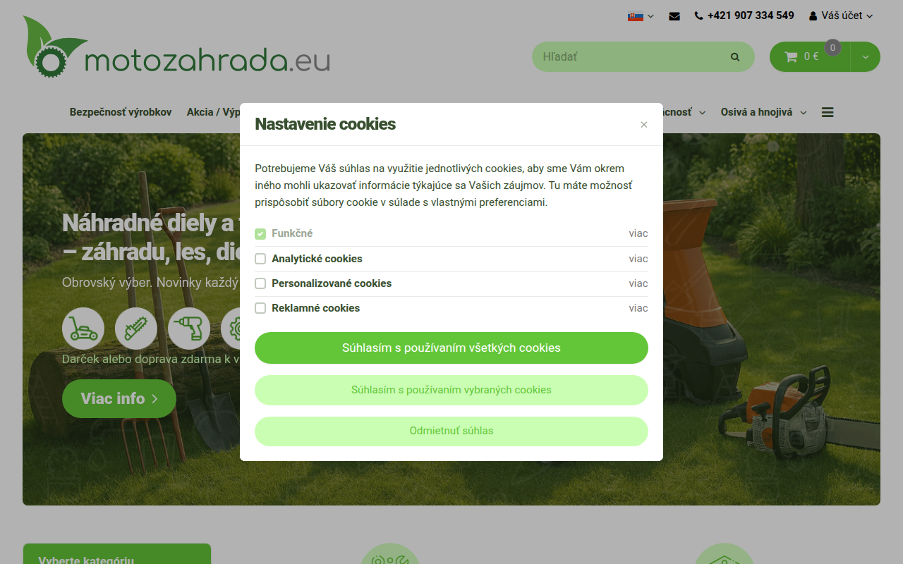 Screenshot van motozahrada.eu