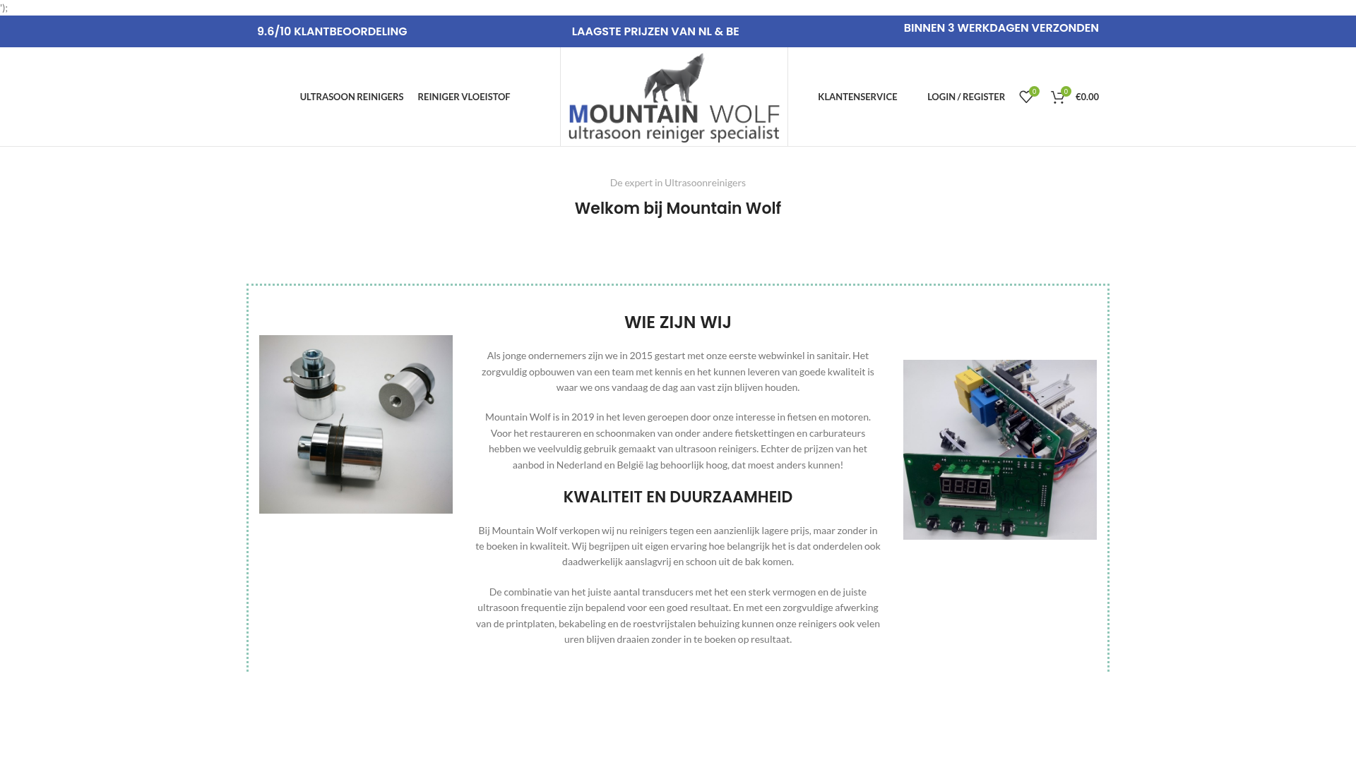Screenshot van mountainwolf.nl