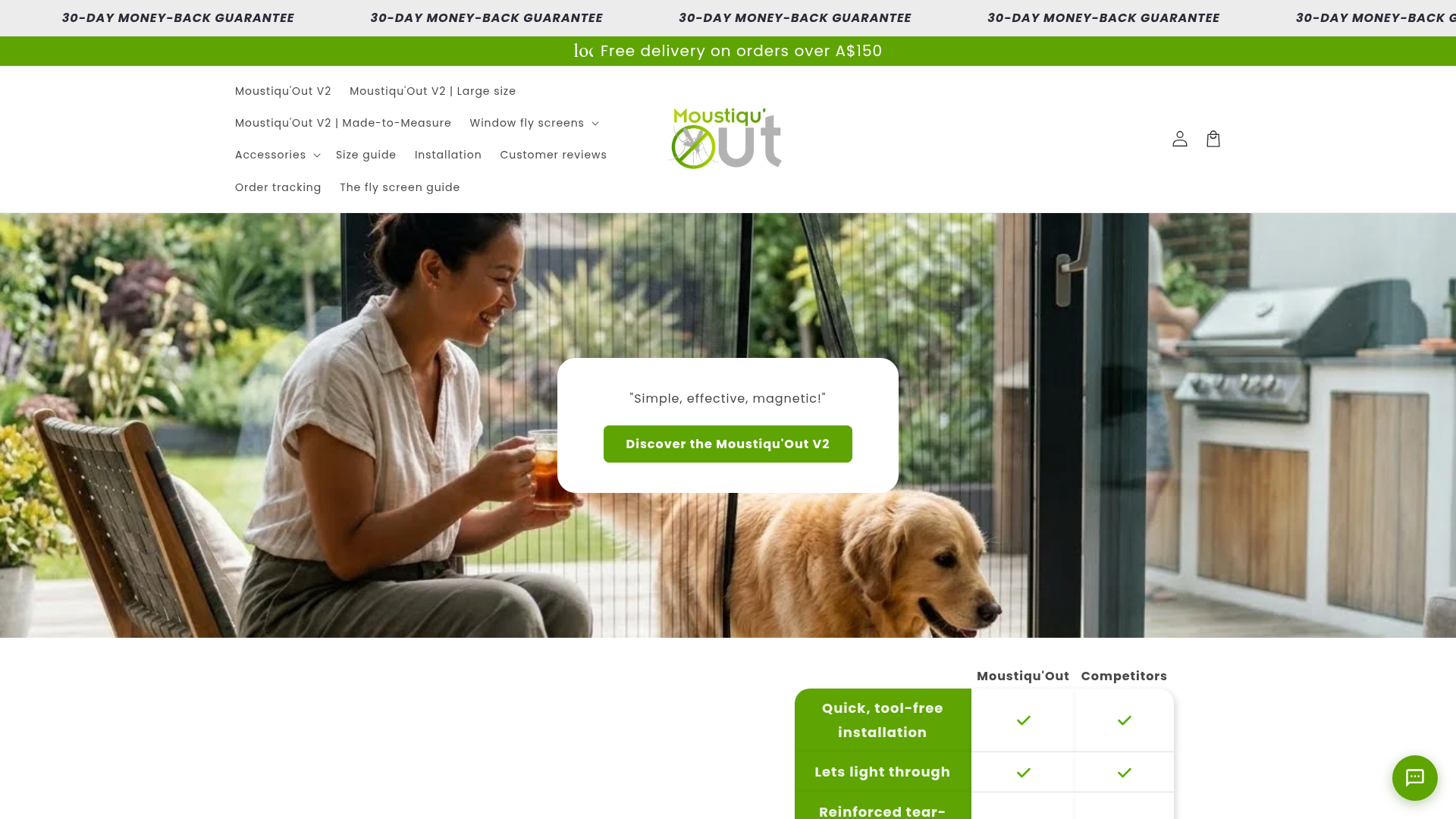 Screenshot van moustiquout.com