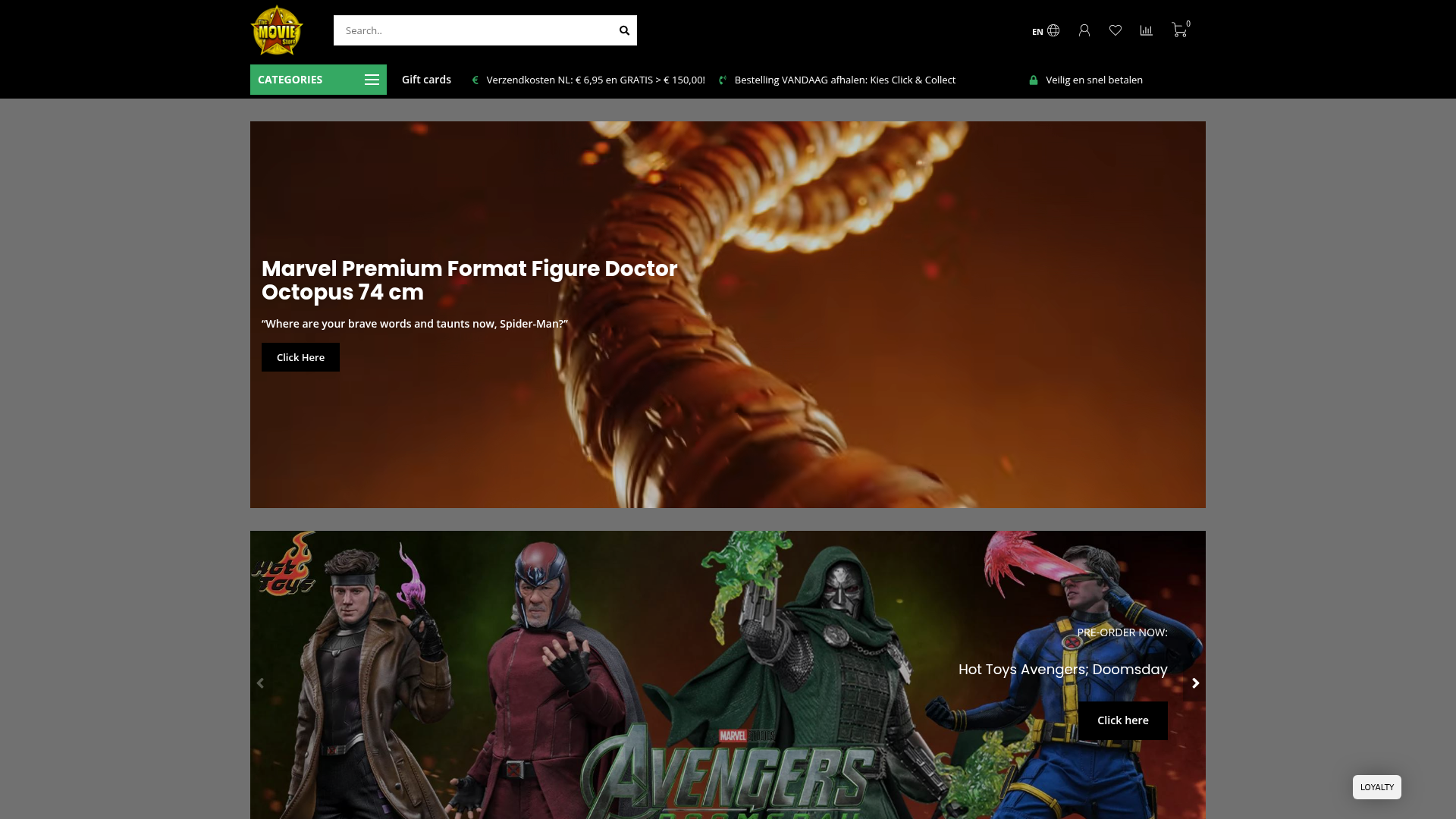 Screenshot van moviestore.nl
