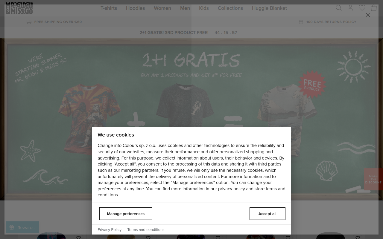 Screenshot van mrgugu.com