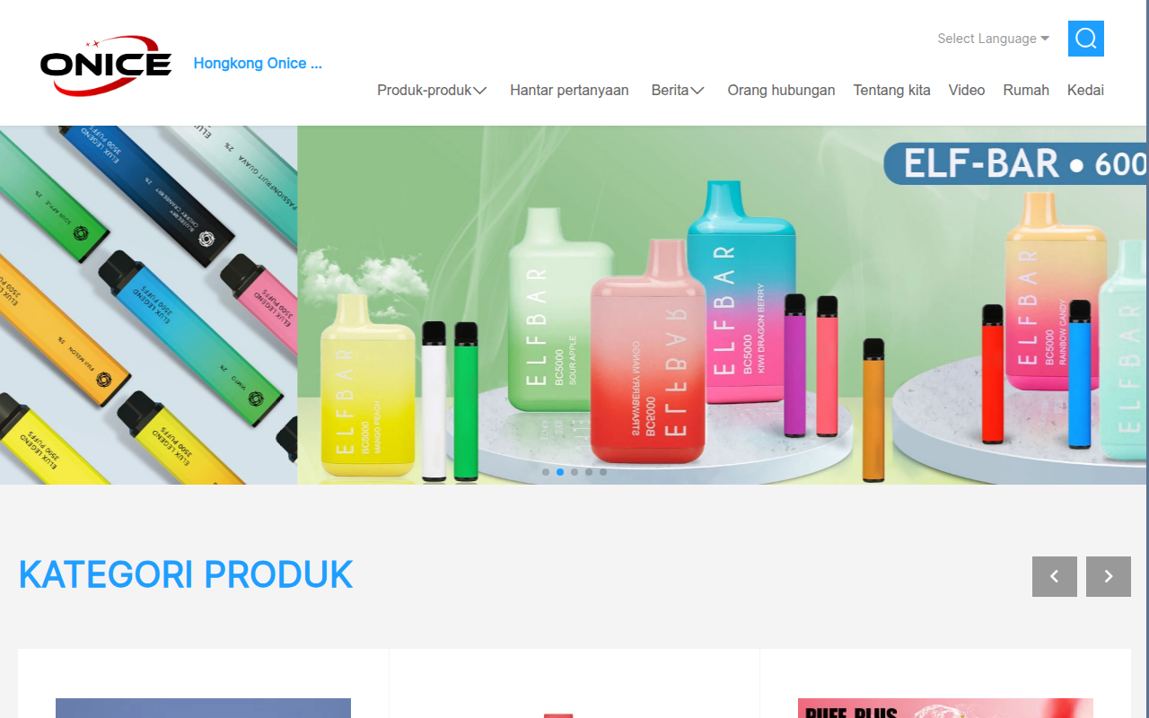 Screenshot van ms.ousibangvape.com