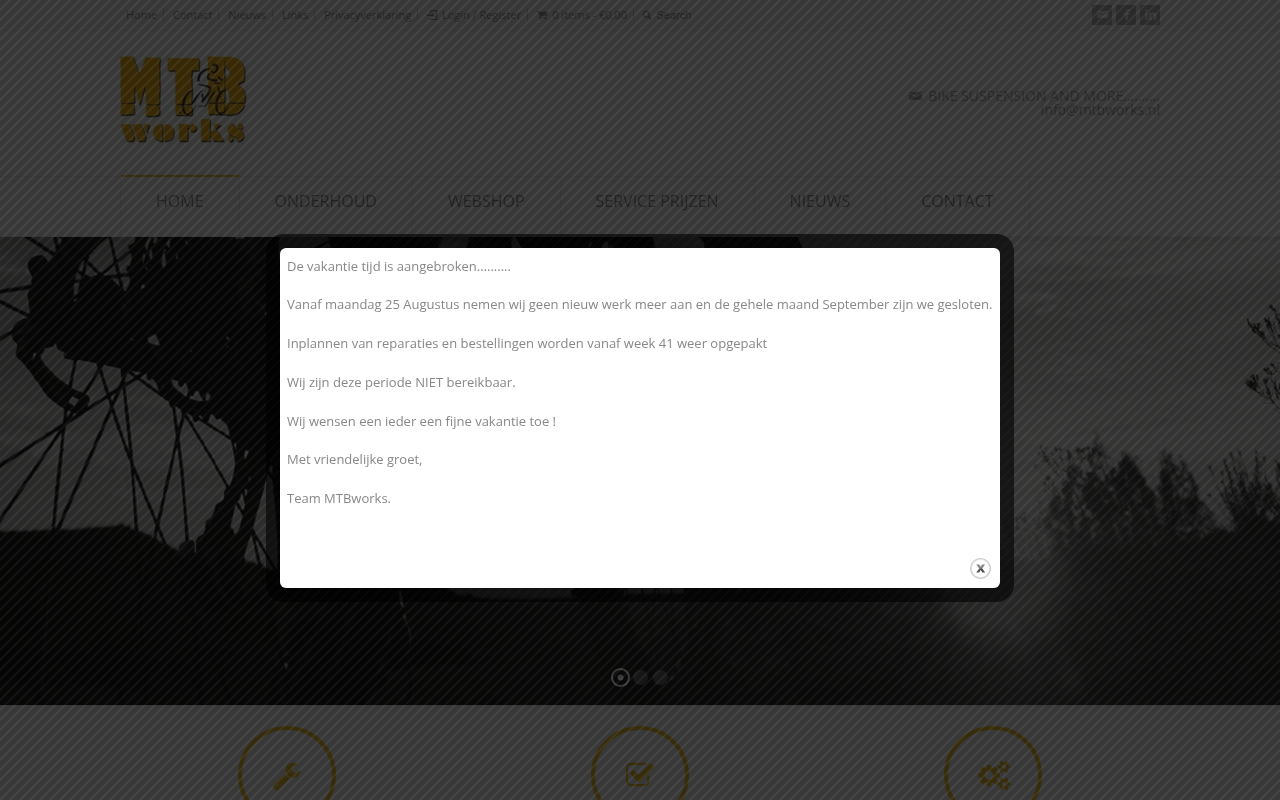 Screenshot van mtbworks.nl