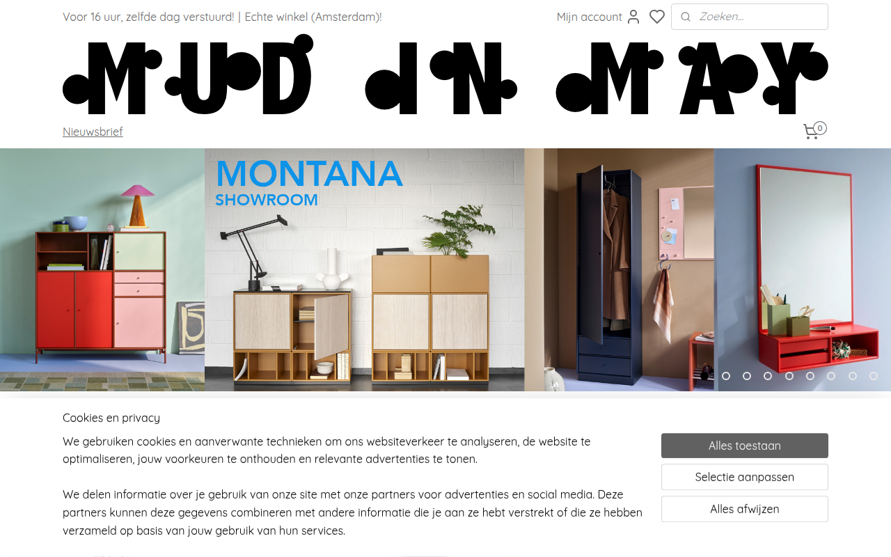 Screenshot van mudinmay.com