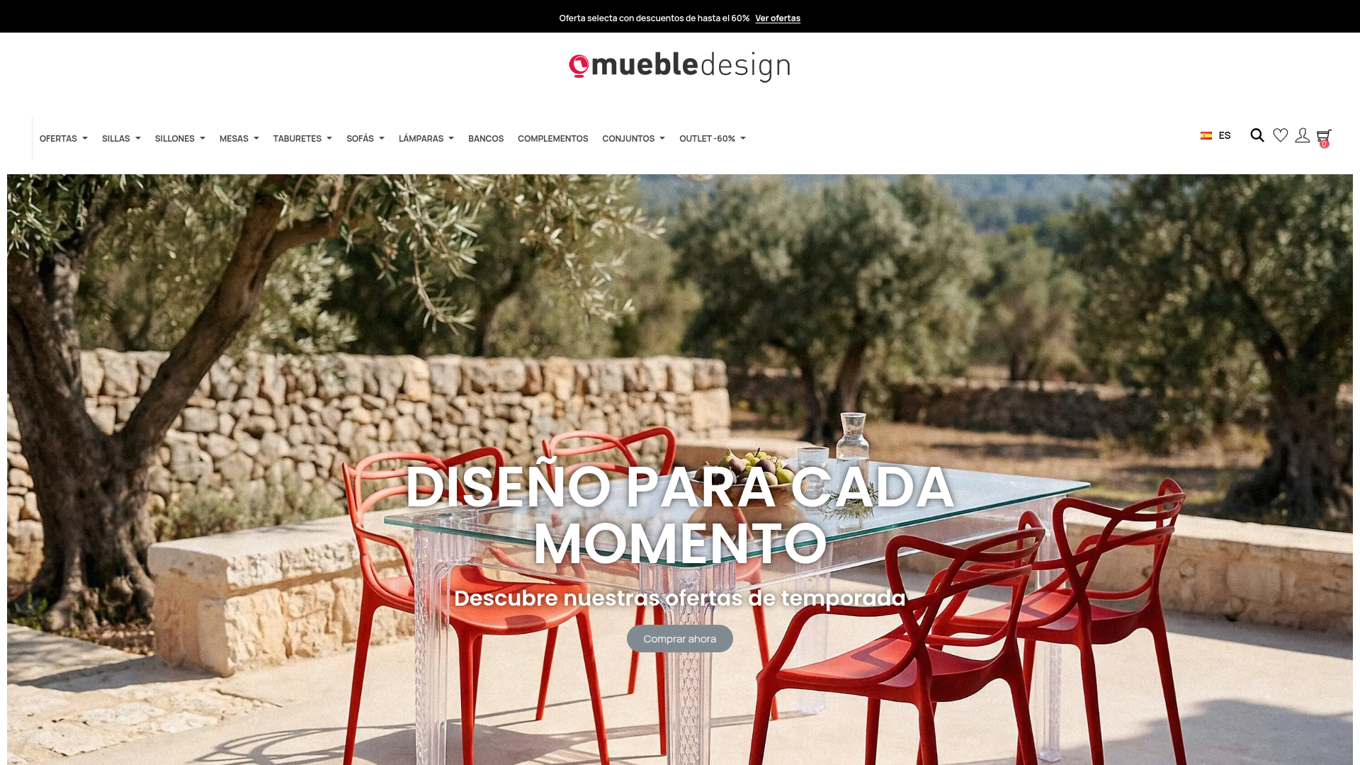 Screenshot van muebledesign.com