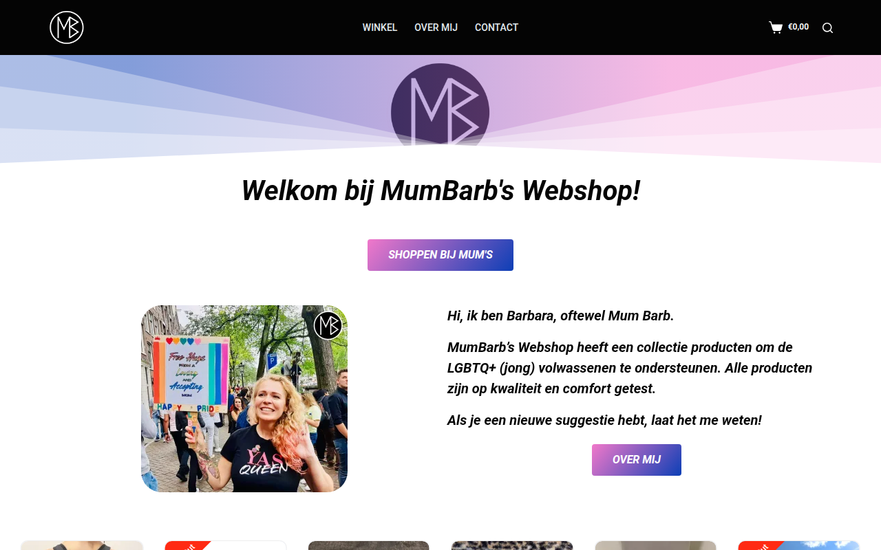 Screenshot van mumbarb.com