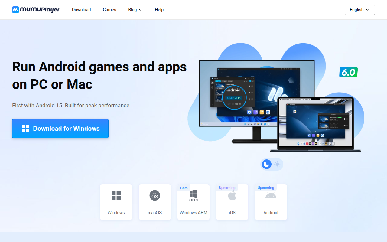 Screenshot van mumuplayer.com
