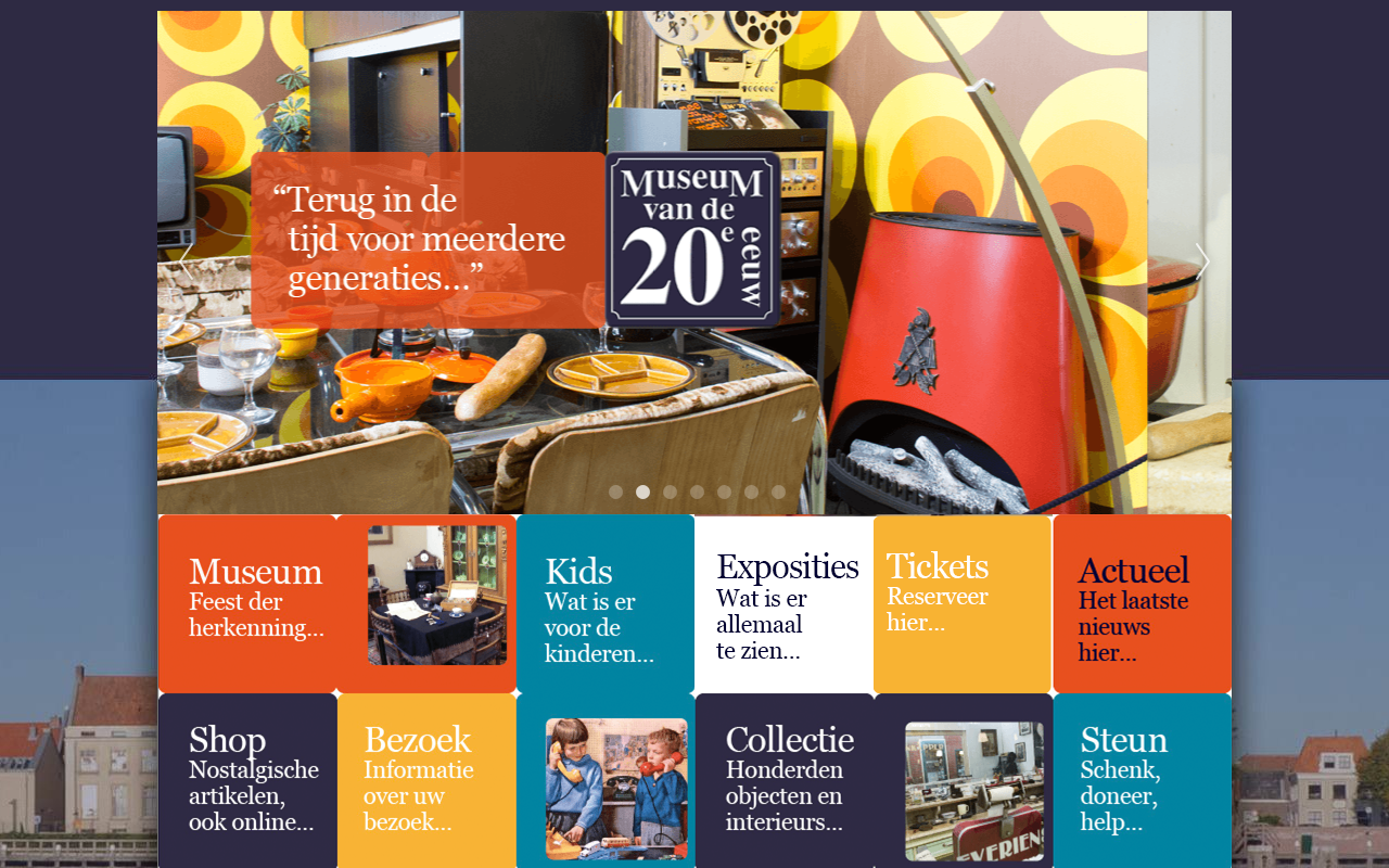 Screenshot van museumhoorn.nl