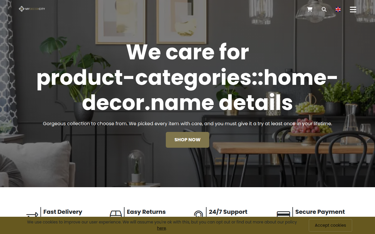 Screenshot van mydecorcity.com