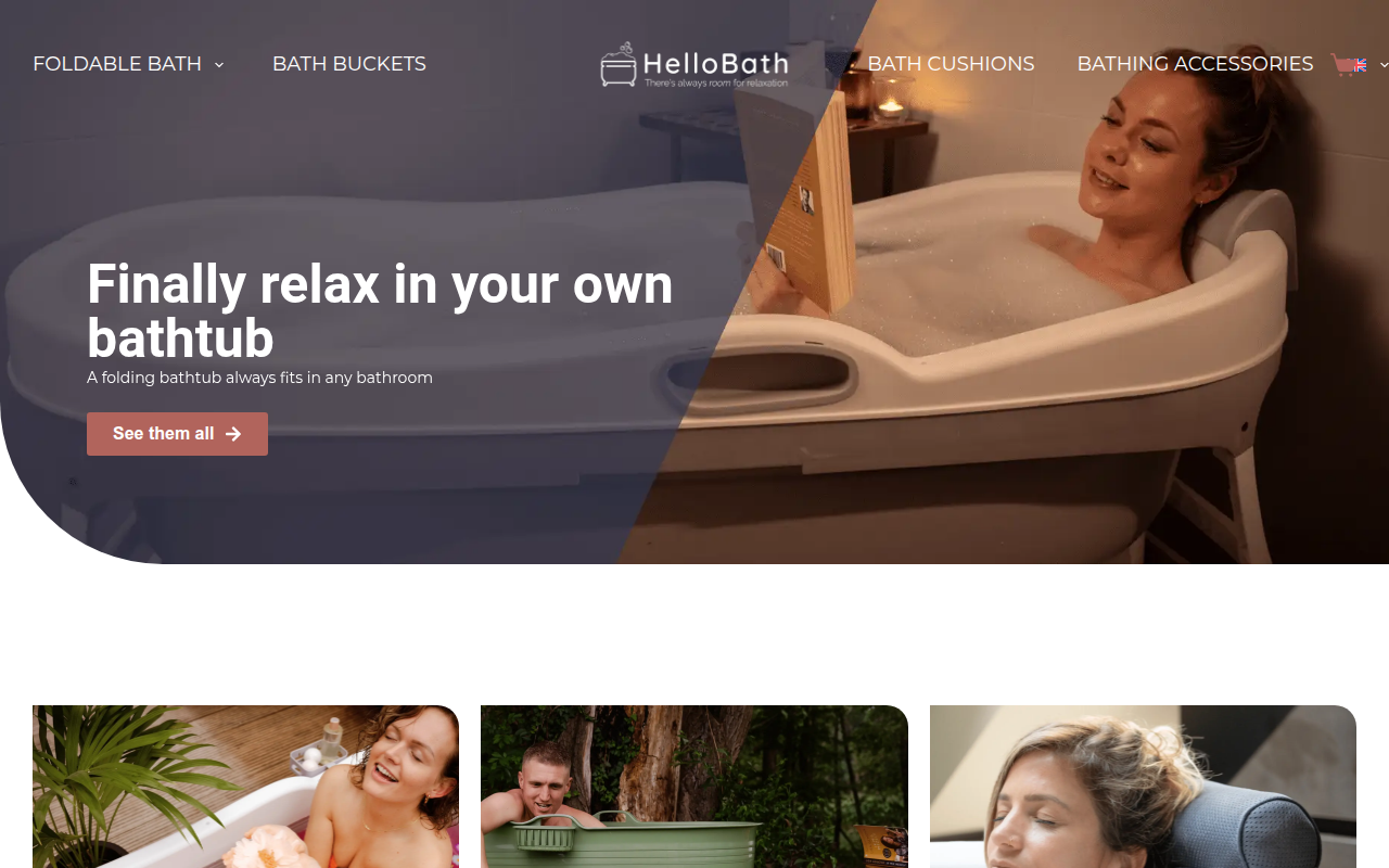 Screenshot van myhellobath.com