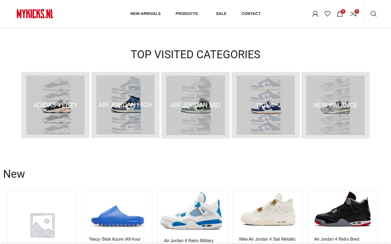 Screenshot van mykicks.nl