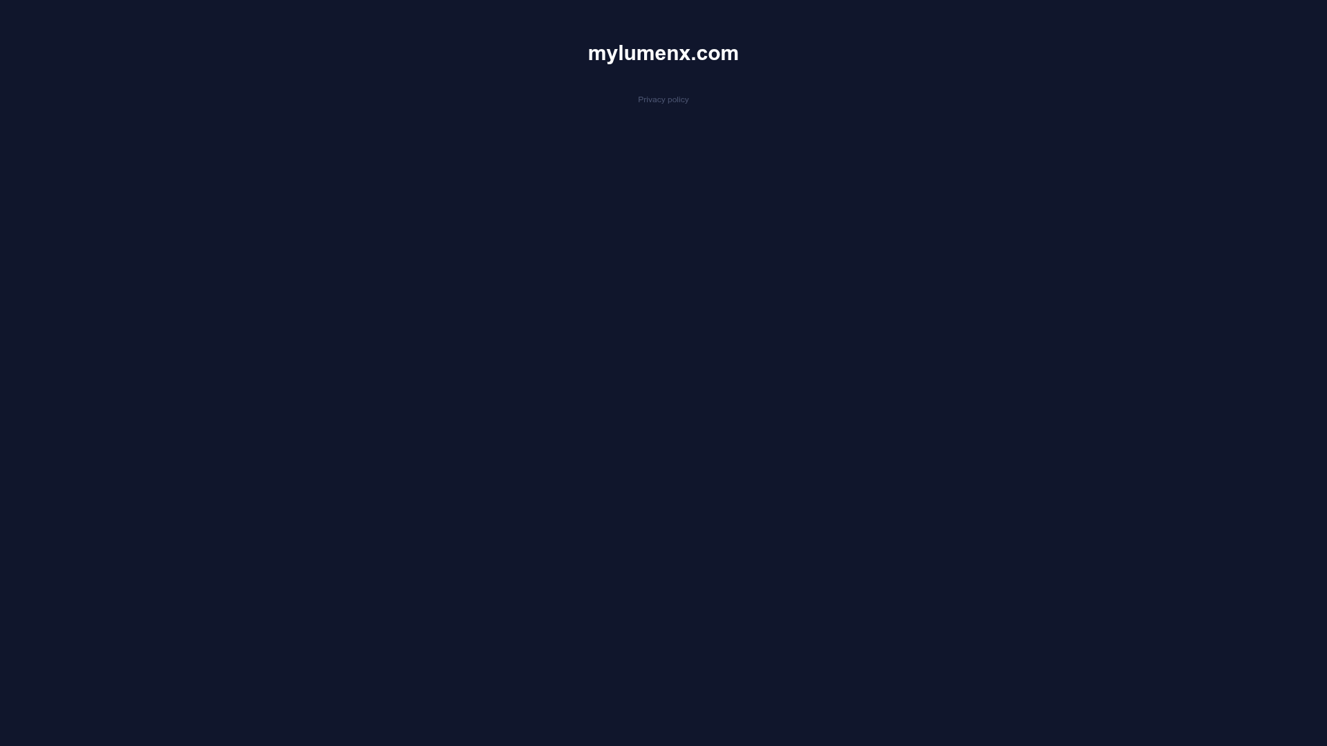 Screenshot van mylumenx.com