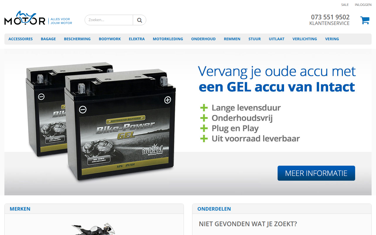 Screenshot van mymotor.nl