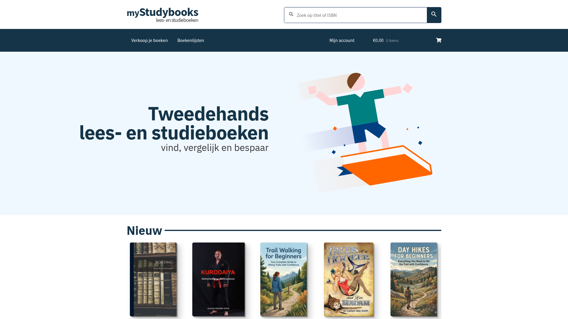 Screenshot van mystudybooks.nl