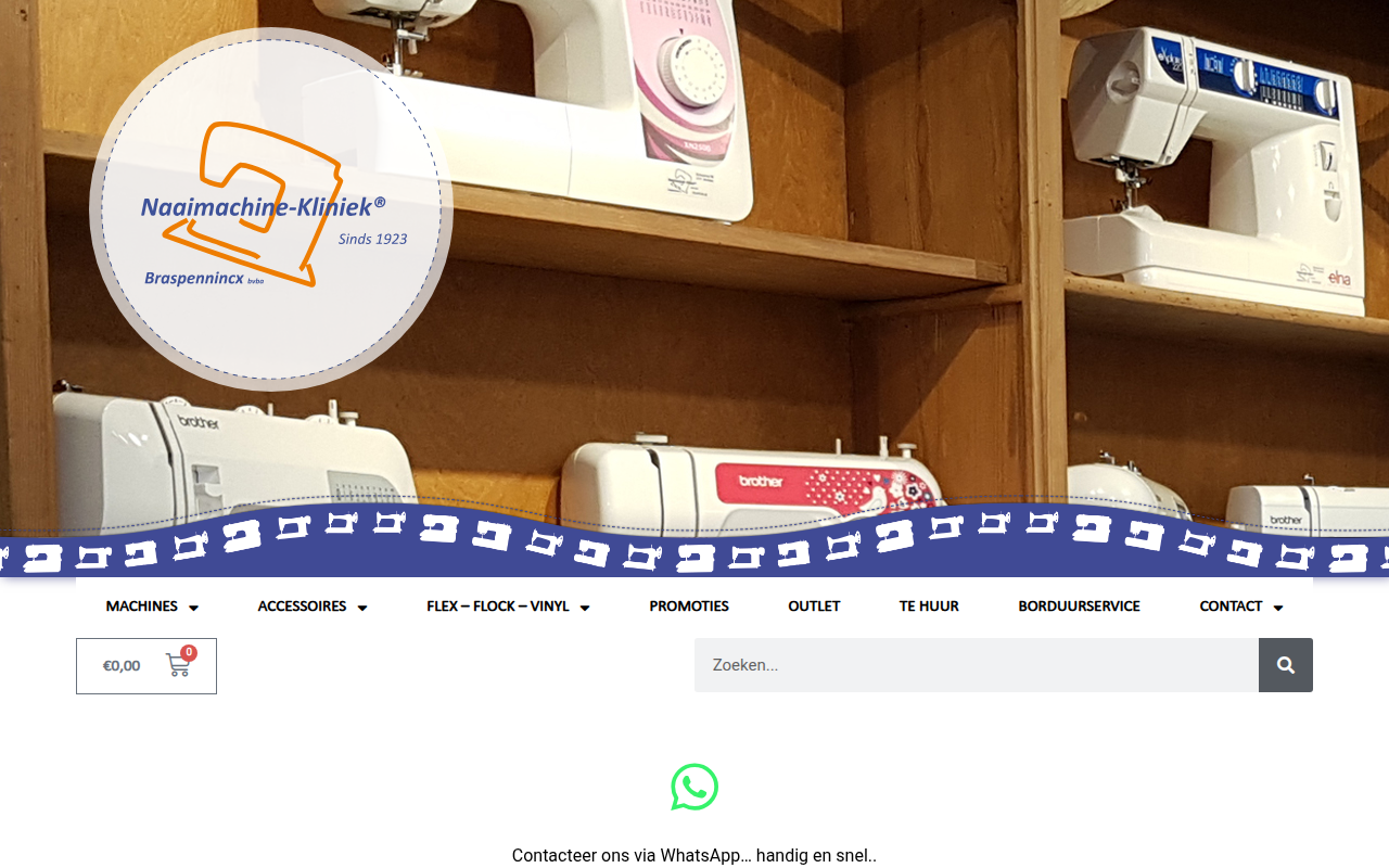 Screenshot van naaimachine-kliniek.be