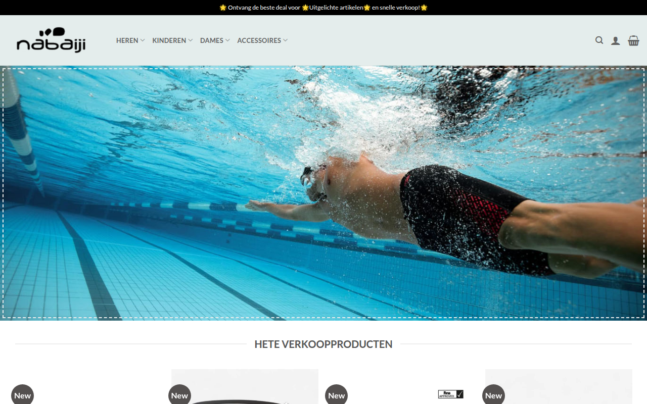 Screenshot van nabaijiwinkel.com