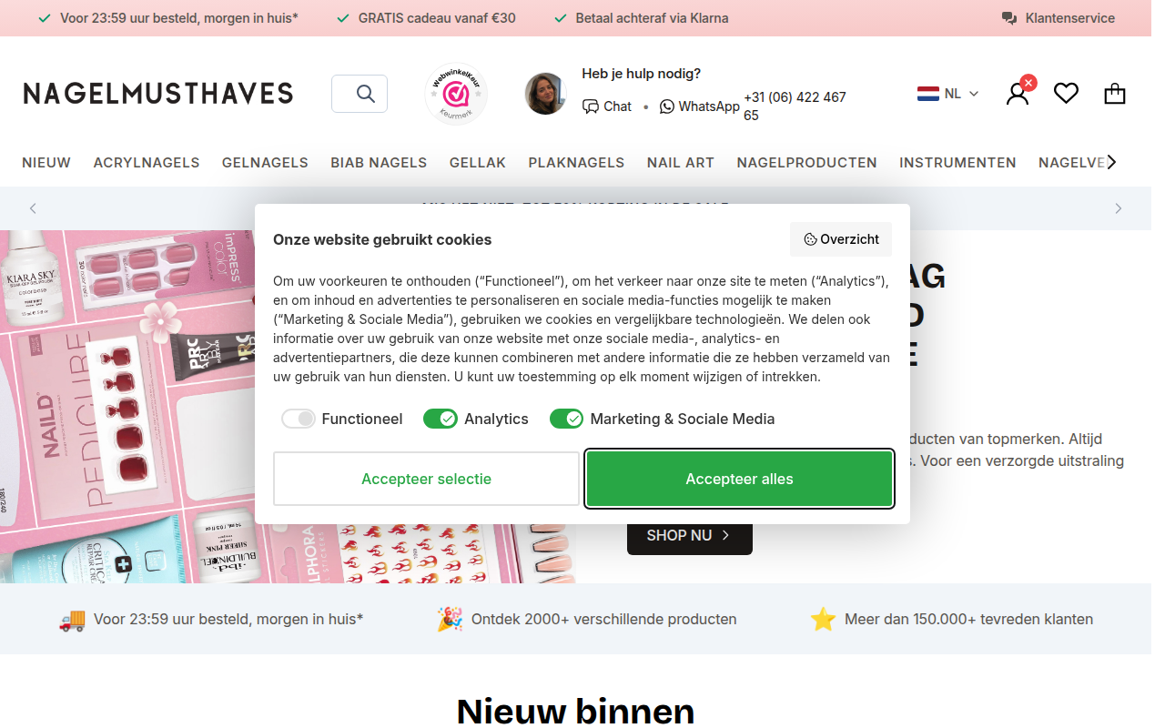 Screenshot van nagelmusthaves.nl