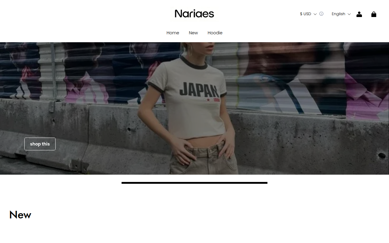 Screenshot van nariaes.com