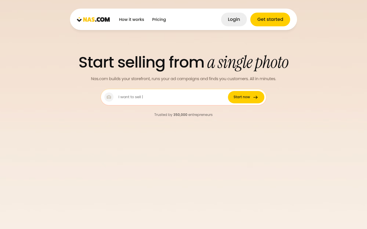 Screenshot van nas.com