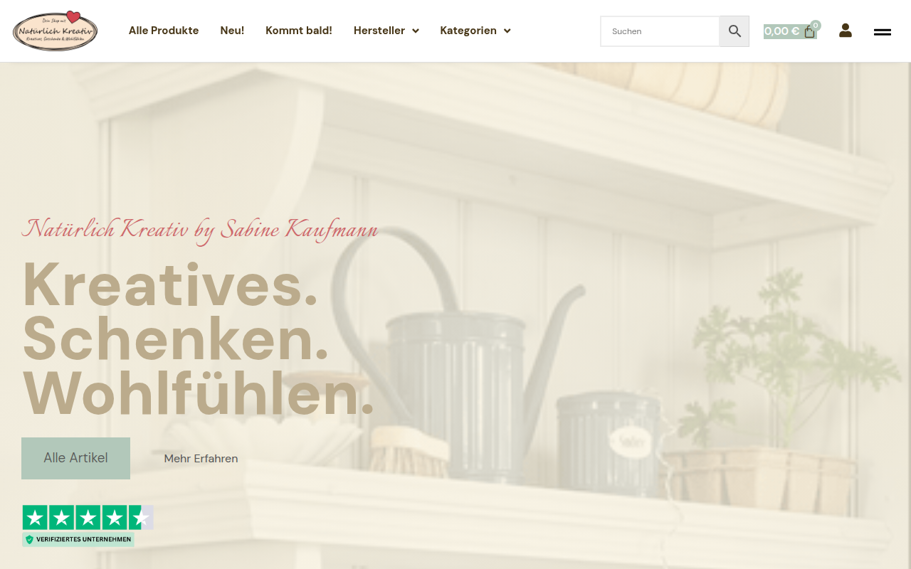 Screenshot van natuerlich-kreativ.com