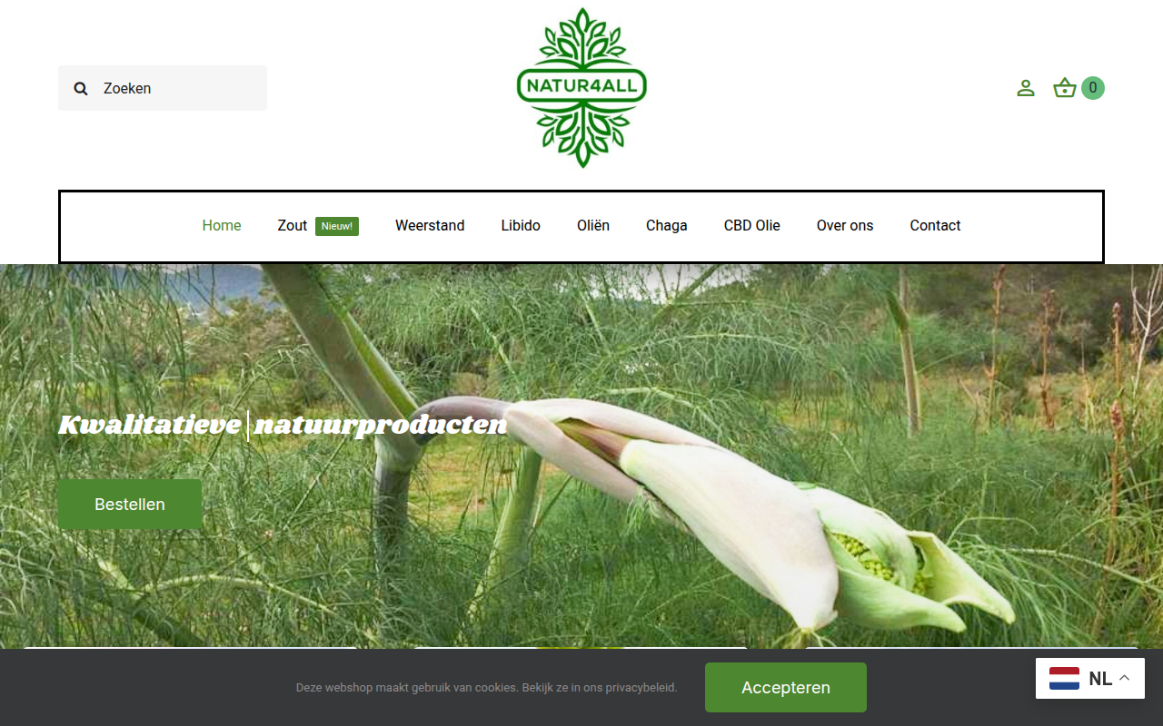 Screenshot van natur4all.com