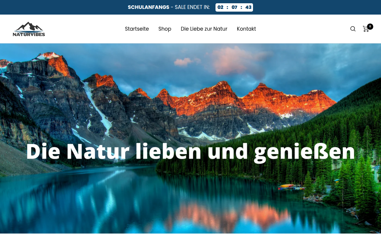 Screenshot van naturvibes.de